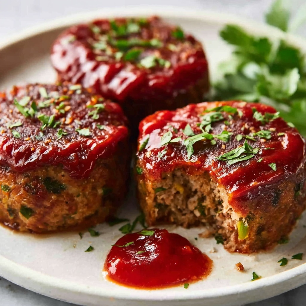 Best Easy Mini Meatloaf with Ground Turkey Recipe - Recipe Image