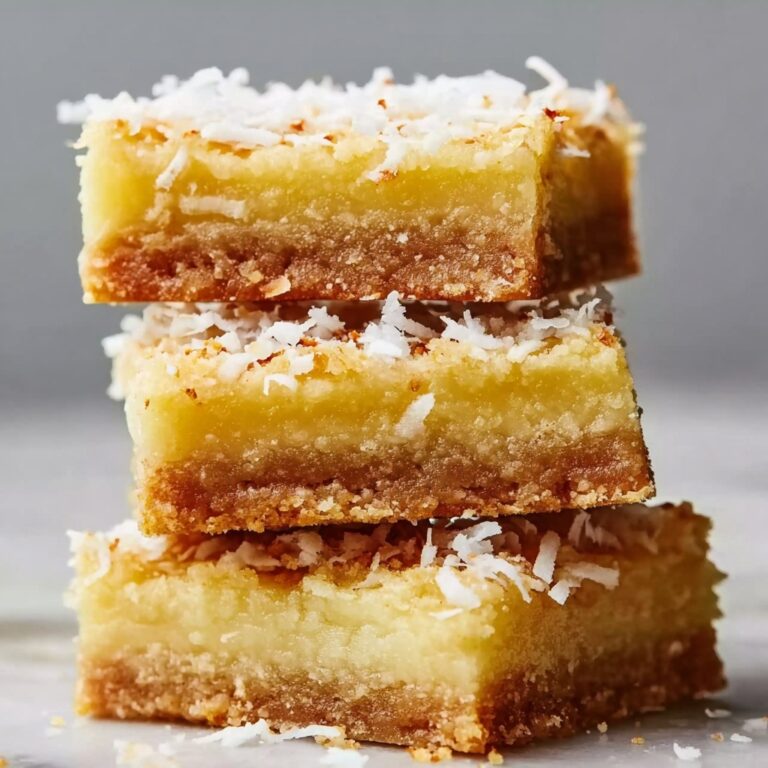 Buttery Coconut Bars That Melt in Your Mouth Recipe