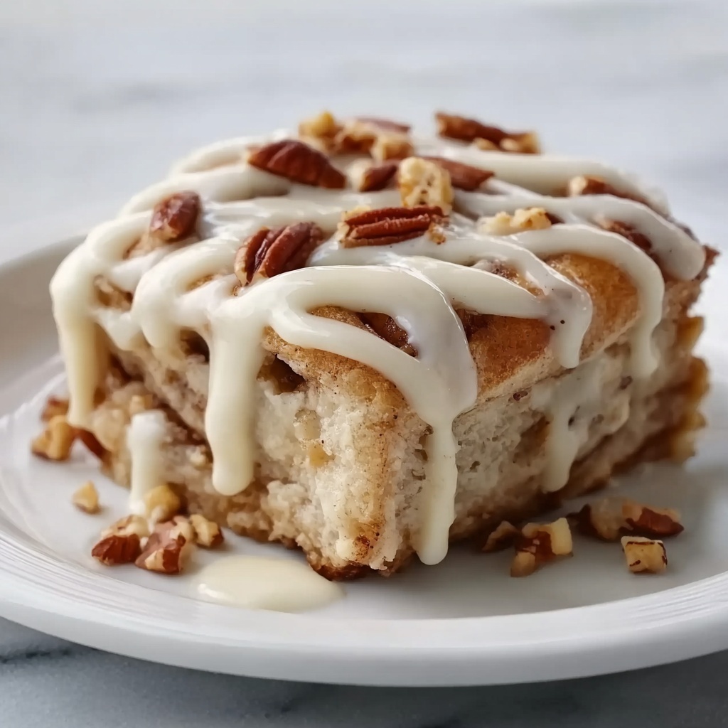 High-Protein Cinnamon Roll Baked Oatmeal Recipe - Recipe Image