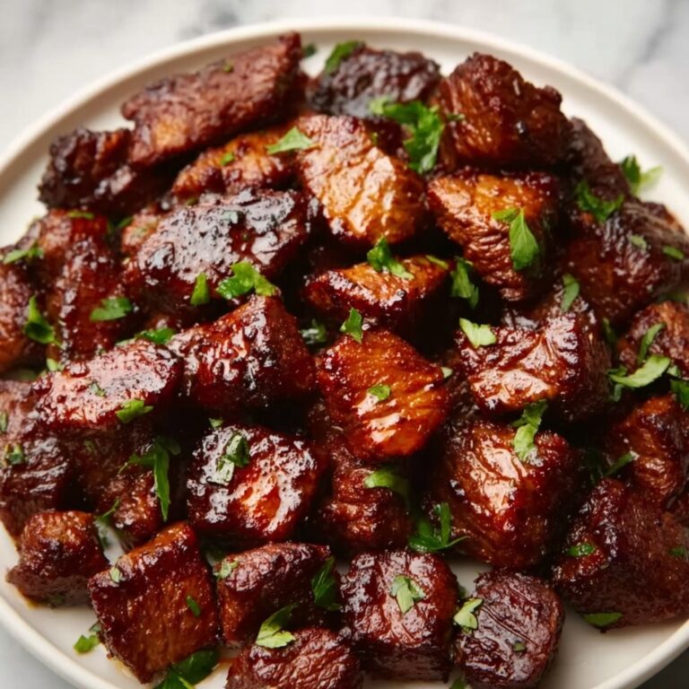 Slow Cooker Steak Bites with Soy-Worcestershire Sauce Recipe