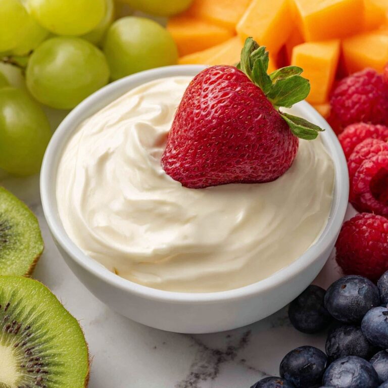 Cream Cheese and Marshmallow Creme Fruit Dip Recipe
