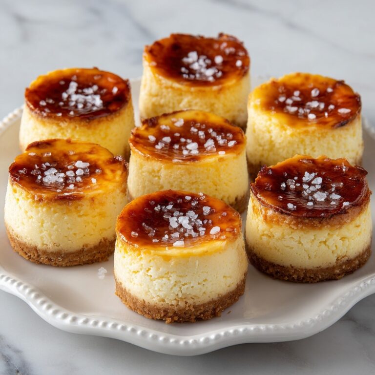 Mini Crème Brûlée Cheesecakes Recipe