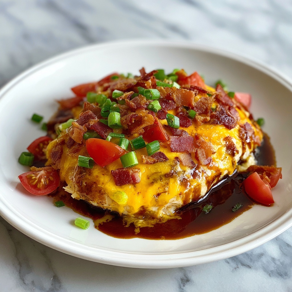 Monterey Chicken with Bacon, Barbecue Sauce, and Melted Jack Cheese Recipe - Recipe Image
