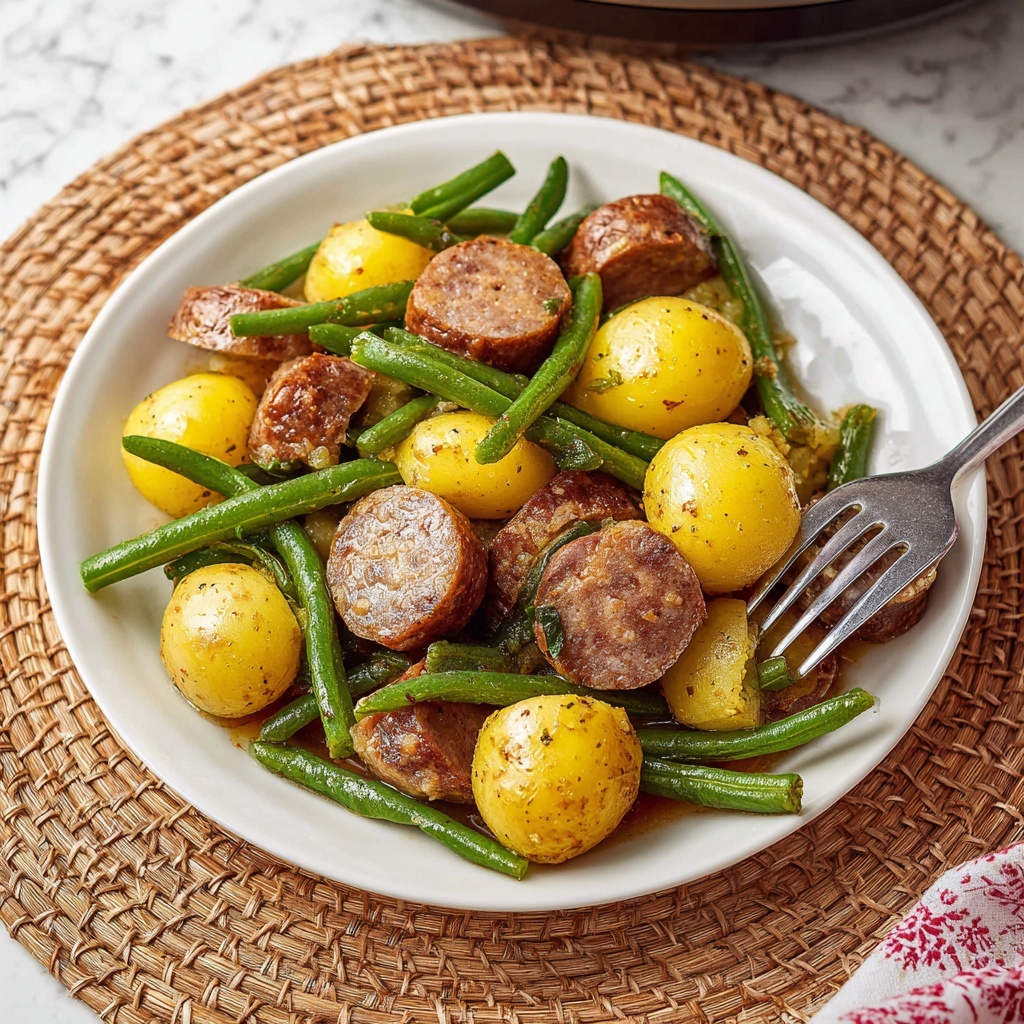 Crockpot Sausage and Potatoes Recipe - Recipe Image