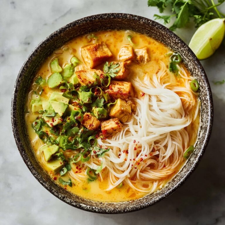 Golden Coconut Noodle Soup: A Flavor-Packed Vegan Delight Recipe