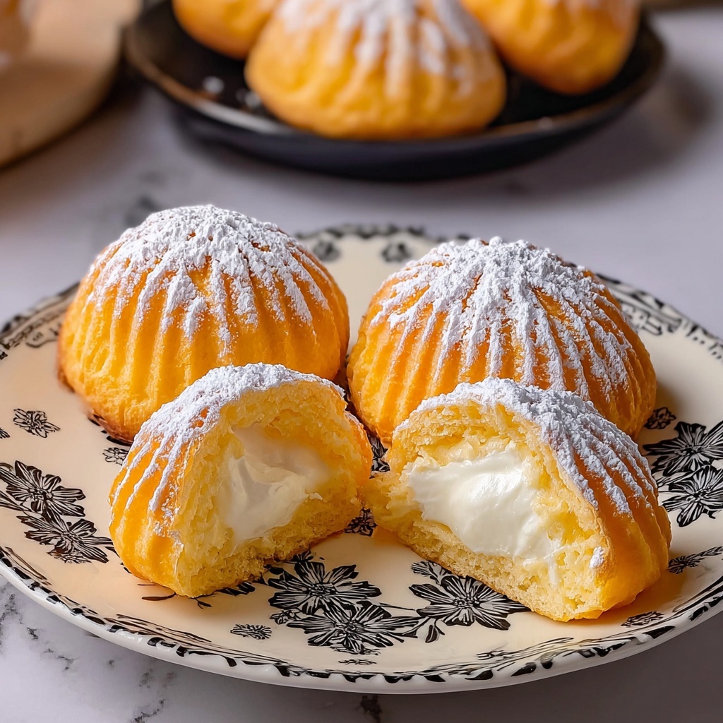 Indulgent Bomboloni alla Crema: Cream-Filled Italian Doughnuts Recipe - Recipe Image