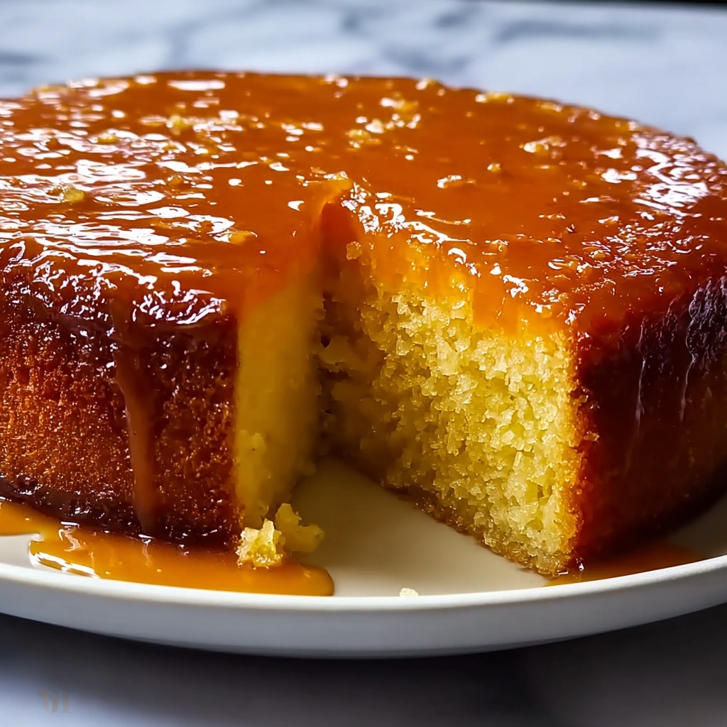 Irresistibly Fluffy Zesty Persian Orange Cake Recipe - Recipe Image