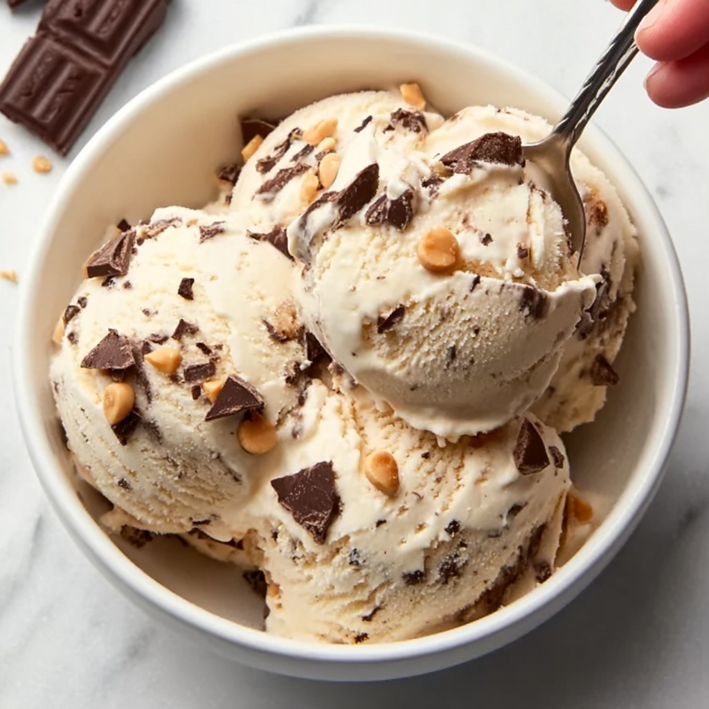 Moose Tracks Protein Ice Cream Recipe - Recipe Image