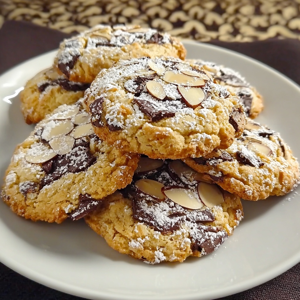 Irresistibly Easy Almond Chocolate Chip Cookies to Love Recipe - Recipe Image