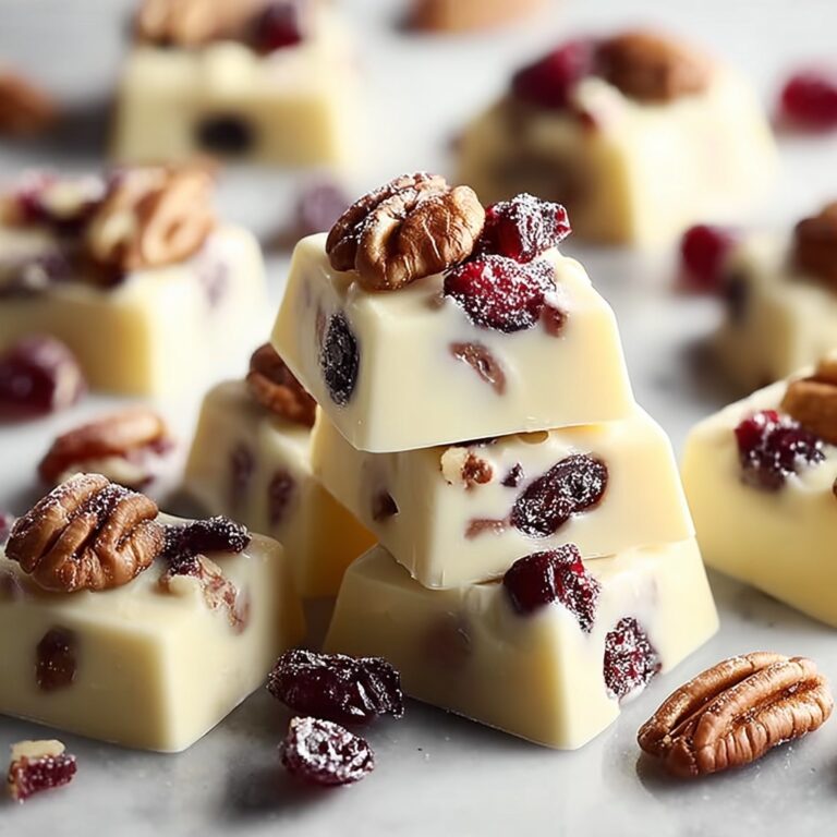 Decadent White Chocolate Cranberry Pecan Clusters Recipe