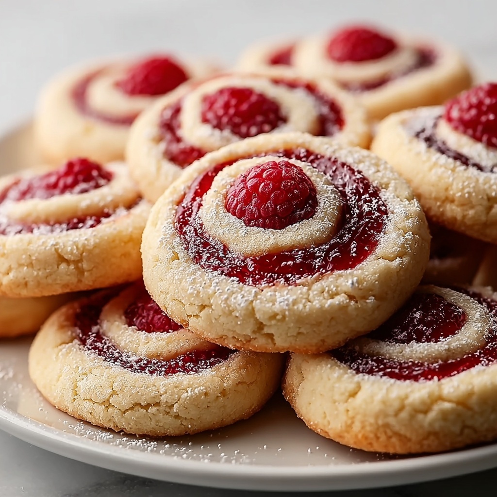 Irresistibly Delicious Raspberry Swirl Cookies Recipe - Recipe Image