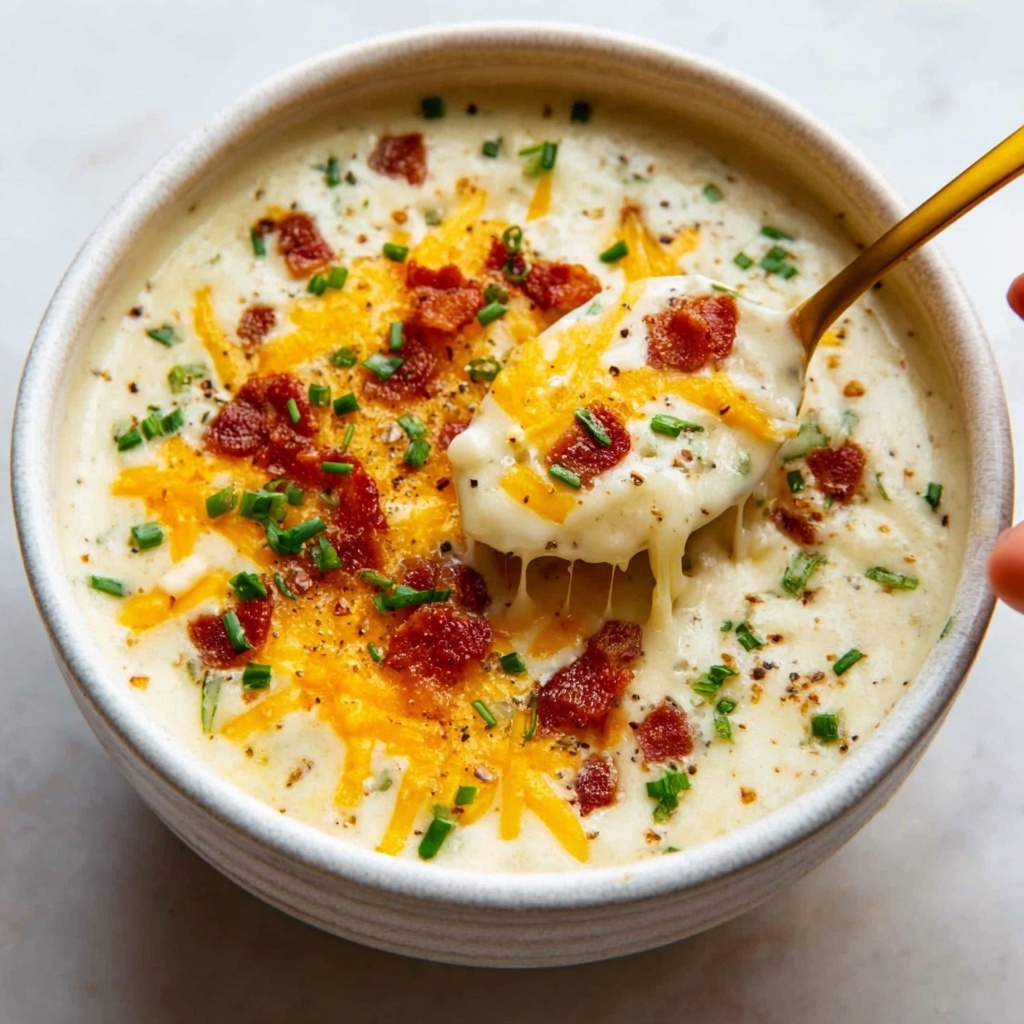 Creamy Crock Pot Potato Soup Recipe - Recipe Image