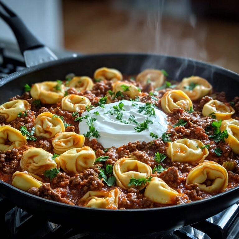 Cheesy Beef Enchilada Tortellini: A Hearty Dinner Delight Recipe