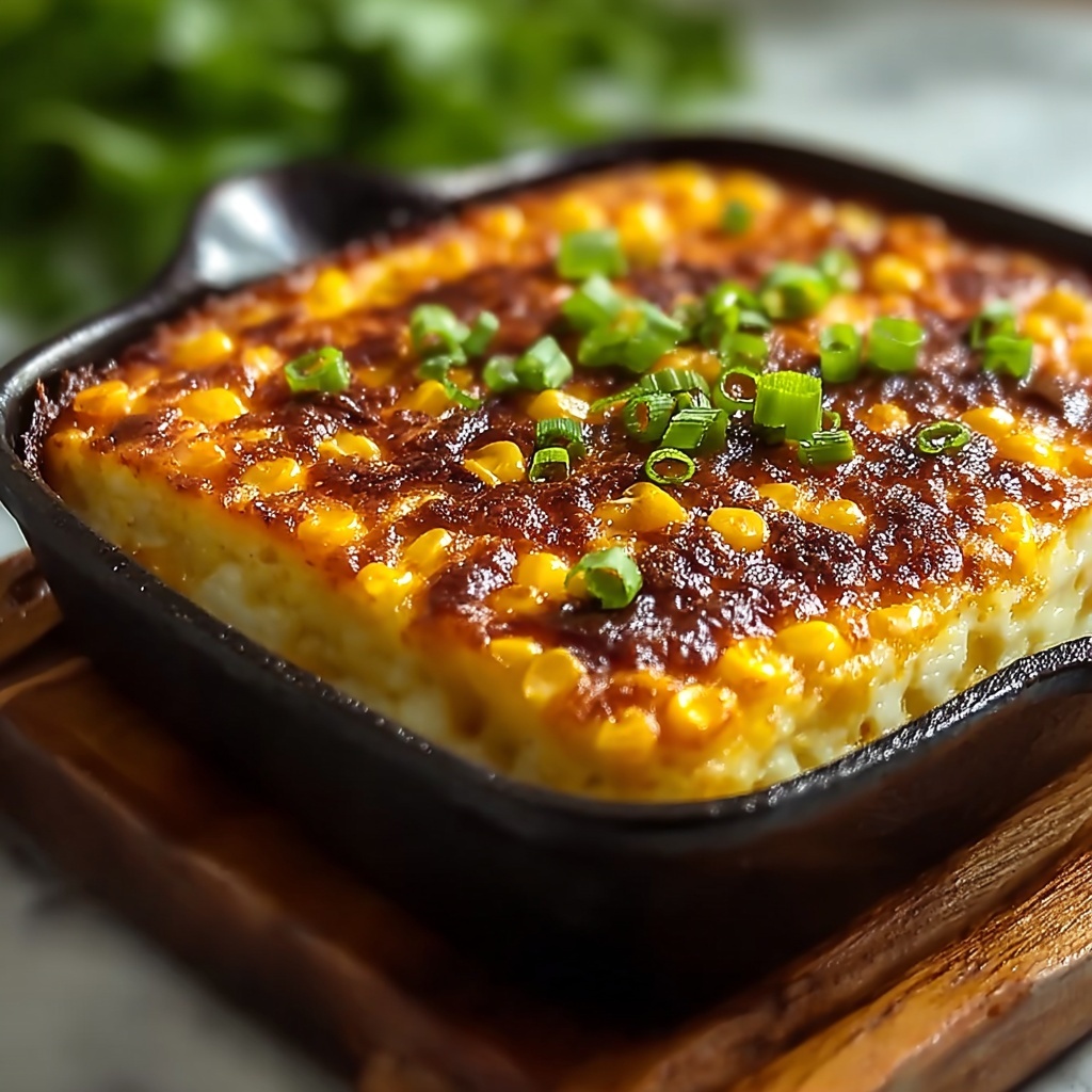 Irresistibly Sweet and Savory Honey Glazed Corn Casserole Recipe - Recipe Image