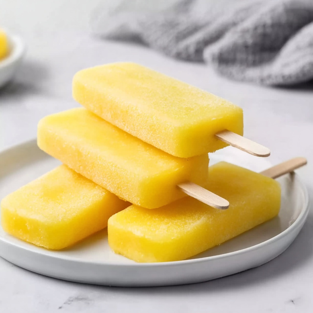 Frozen Mango Yogurt Pops Recipe - Recipe Image