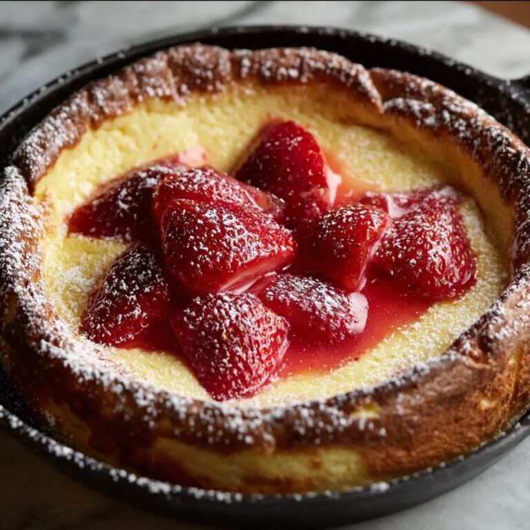 Roasted Strawberry Dutch Baby Recipe