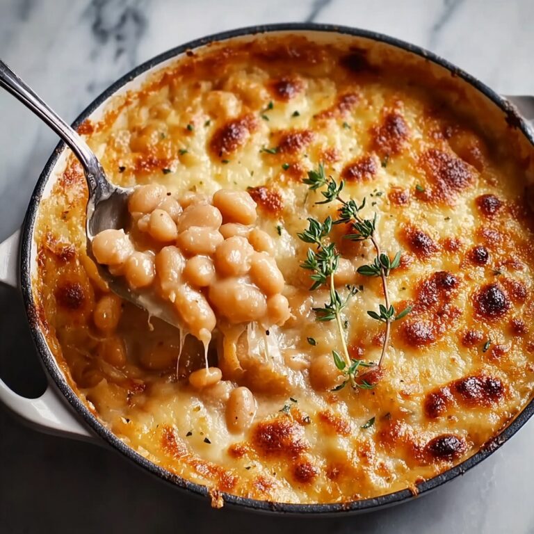 Irresistibly Cheesy White Bean Tomato Bake for Easy Dinners Recipe