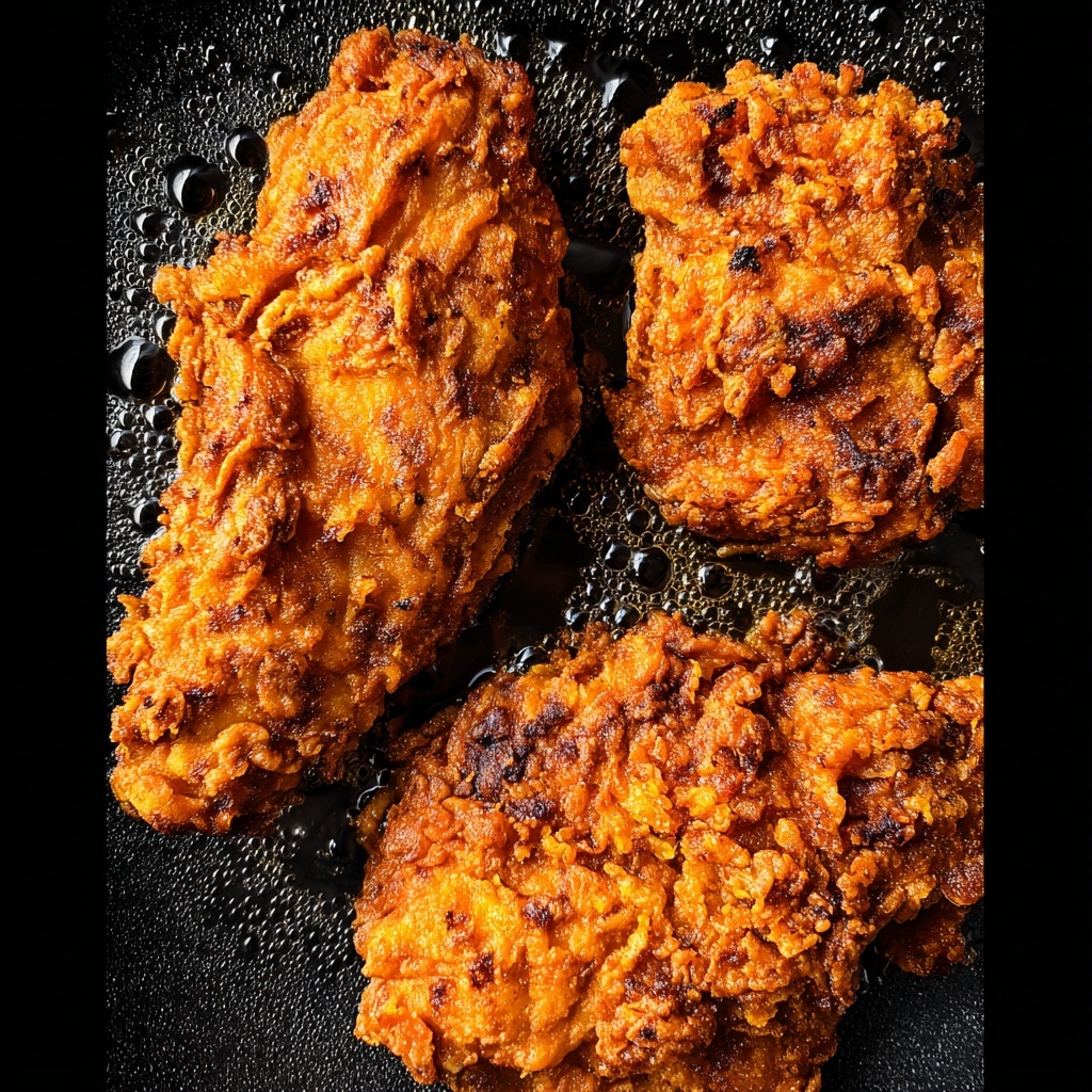 Crispy Oven Fried Chicken Recipe - Recipe Image