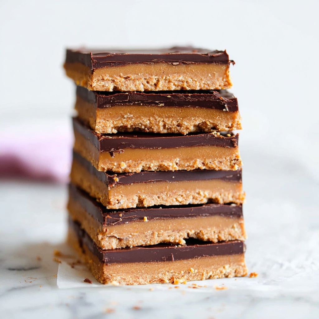 No Bake Chocolate Peanut Butter Bars Recipe - Recipe Image