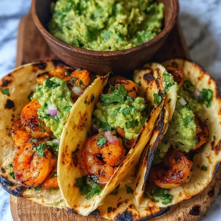 Crispy Shrimp & Poblano Tacos with Avocado Cilantro Sauce: An Incredible Flavorful Fiesta Recipe
