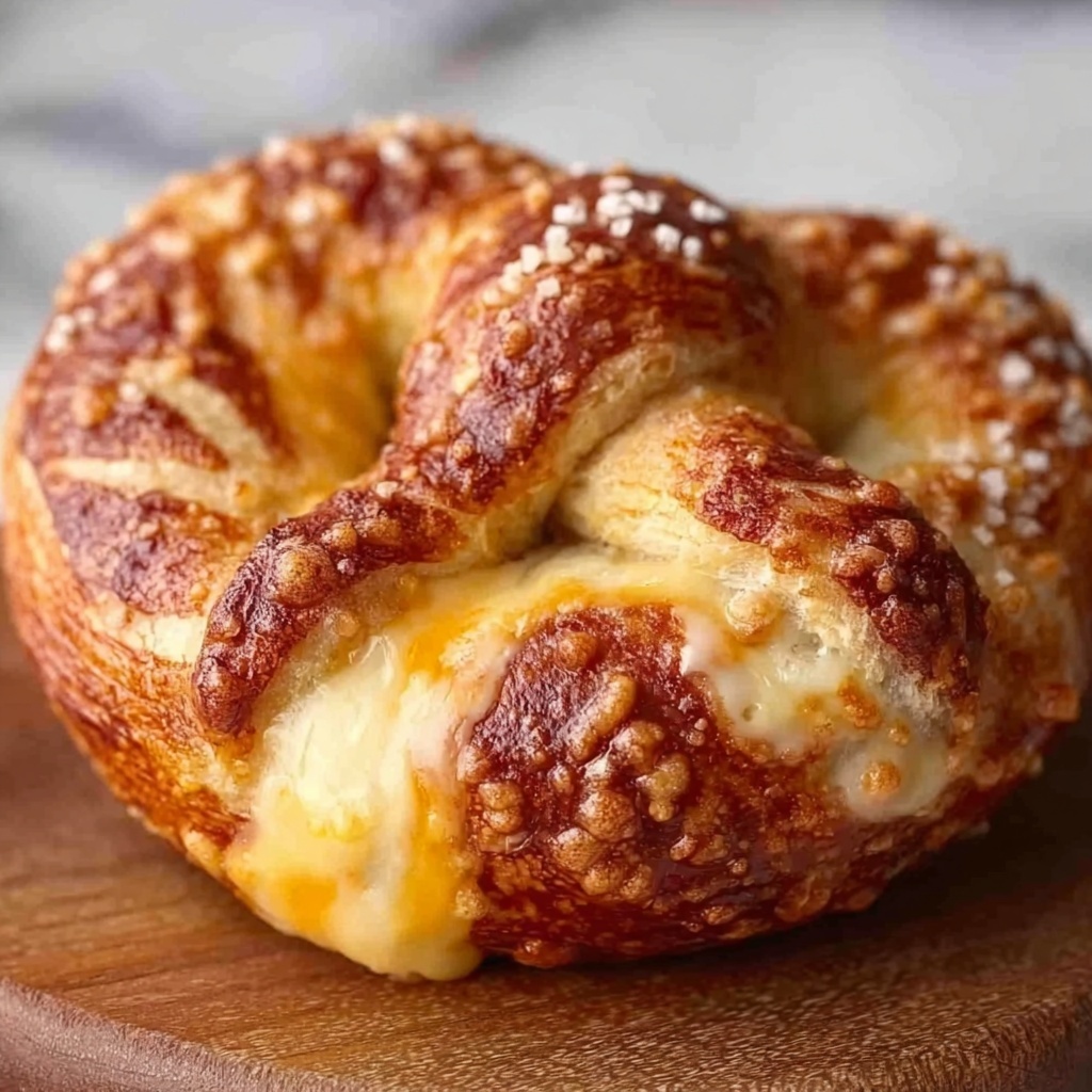 Stuffed Breakfast Pretzel Rolls Recipe - Recipe Image
