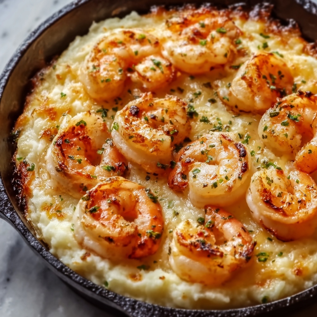 Garlic Shrimp Gratin Recipe - Recipe Image