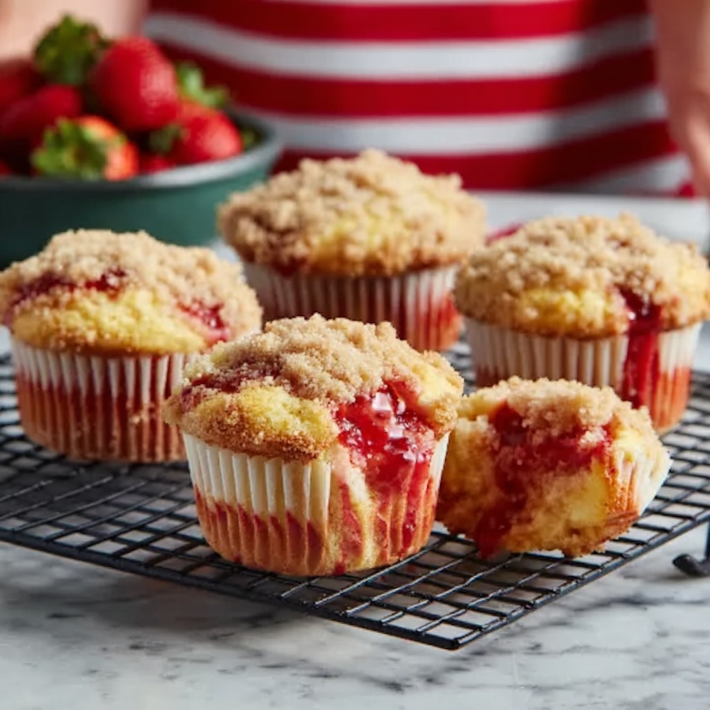 Strawberry Muffins Recipe - Recipe Image