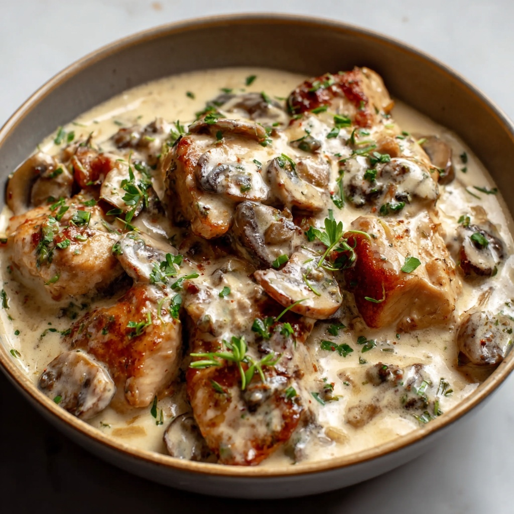 Epic Creamy Chicken & Mushroom Stroganoff Recipe - Recipe Image