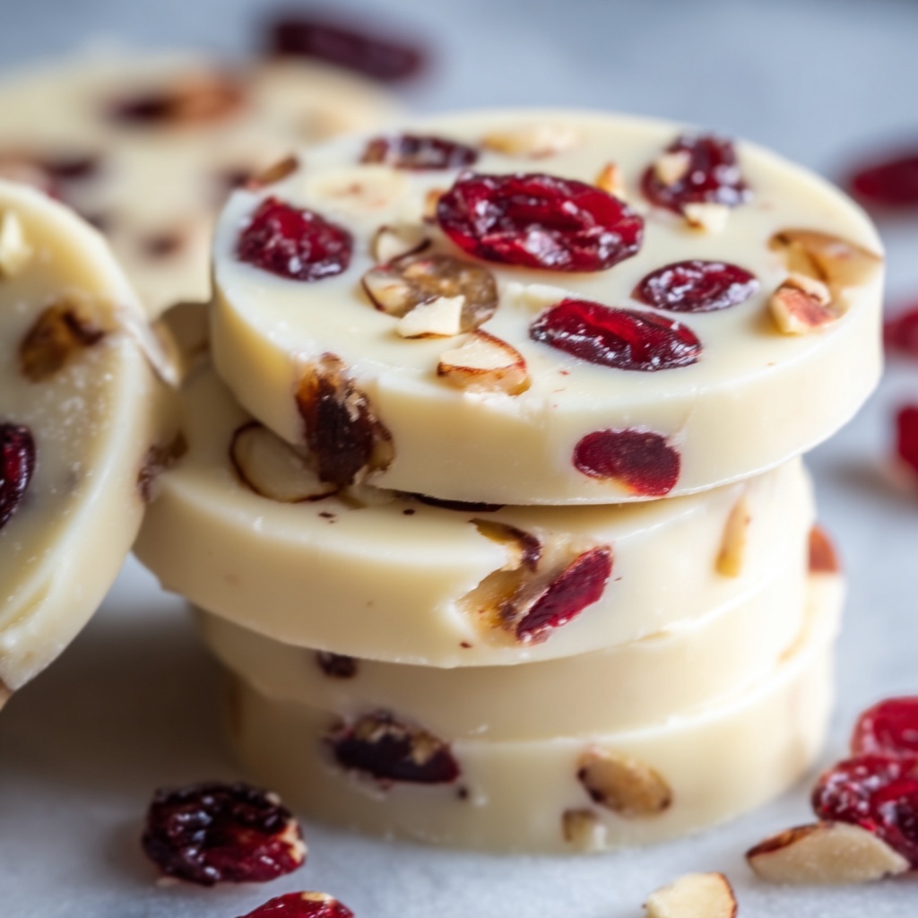 Buttery Cranberry Almond Shortbread Cookies Recipe - Recipe Image