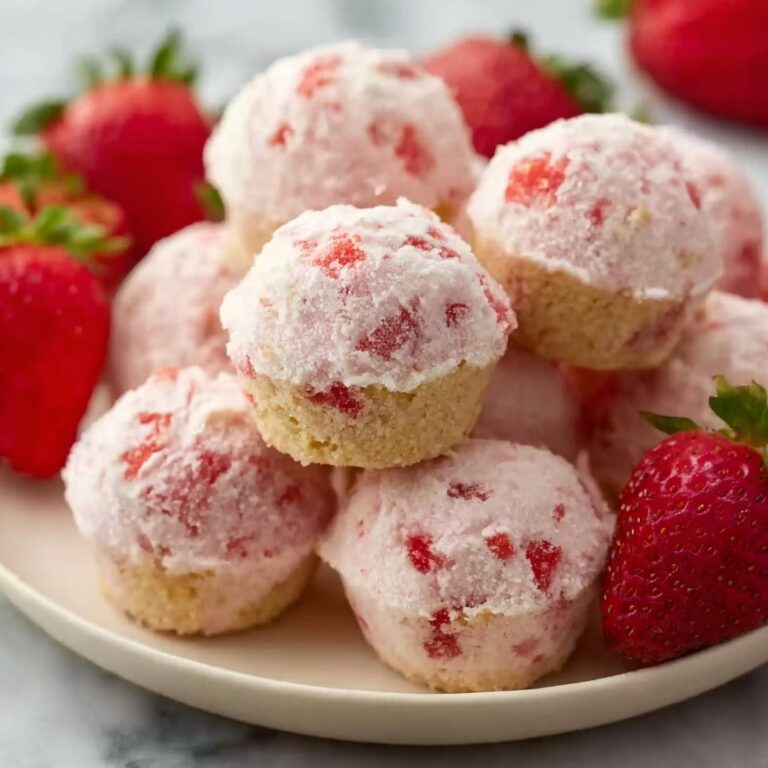 3 Ingredients Strawberry Yogurt Bites Recipe