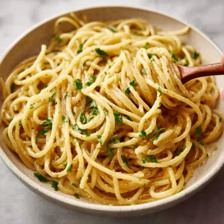 Garlic Noodles with Parmesan and Green Onions Recipe