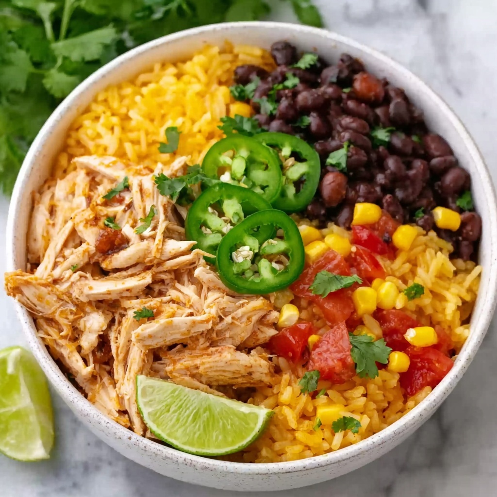 Instant Pot Chicken and Rice Burrito Bowls Recipe - Recipe Image