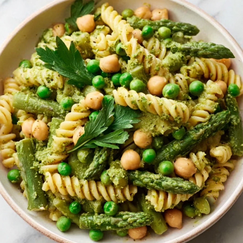 Green Goddess Pesto Pasta Salad Recipe - Recipe Image