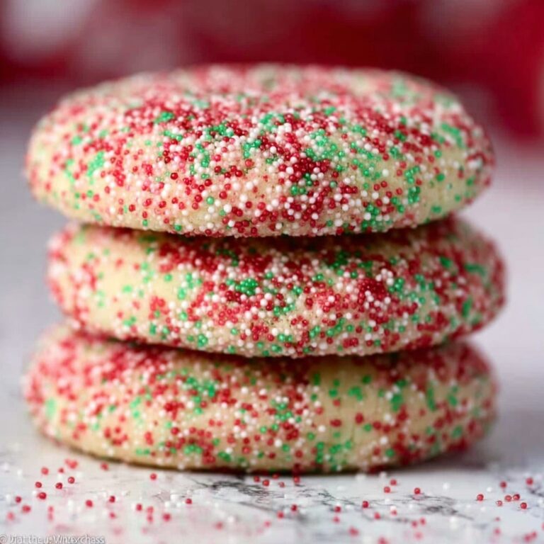 Soft Christmas Sprinkle Cookies Recipe