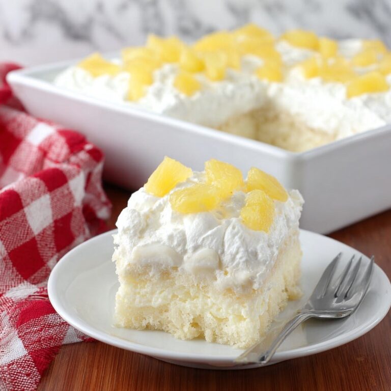 2-Ingredient Pineapple Angel Food Cake Recipe