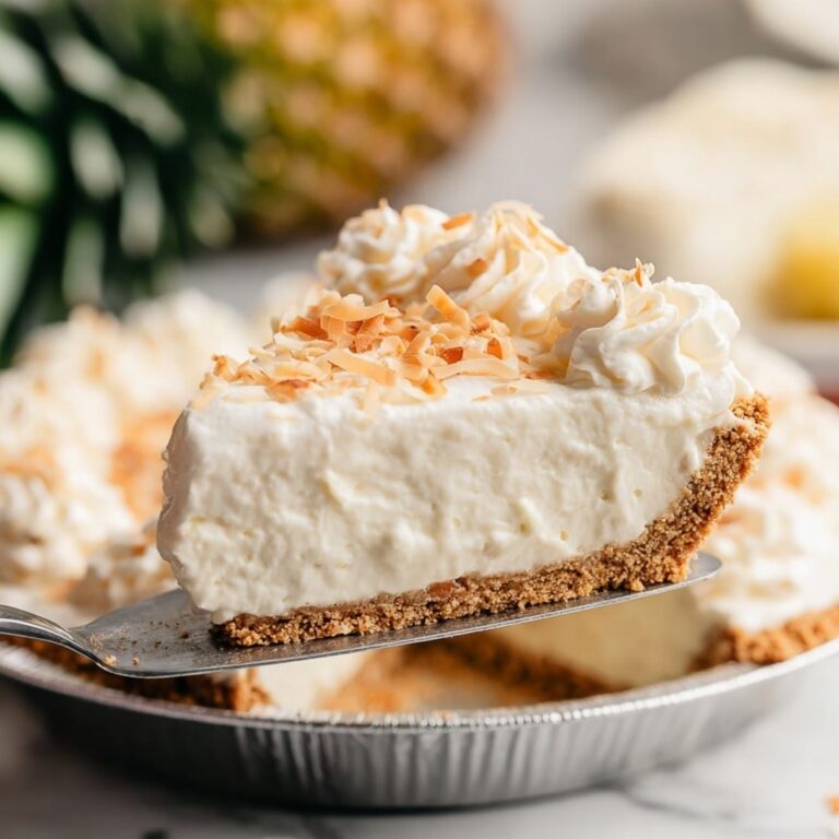No Bake Pina Colada Pie Recipe