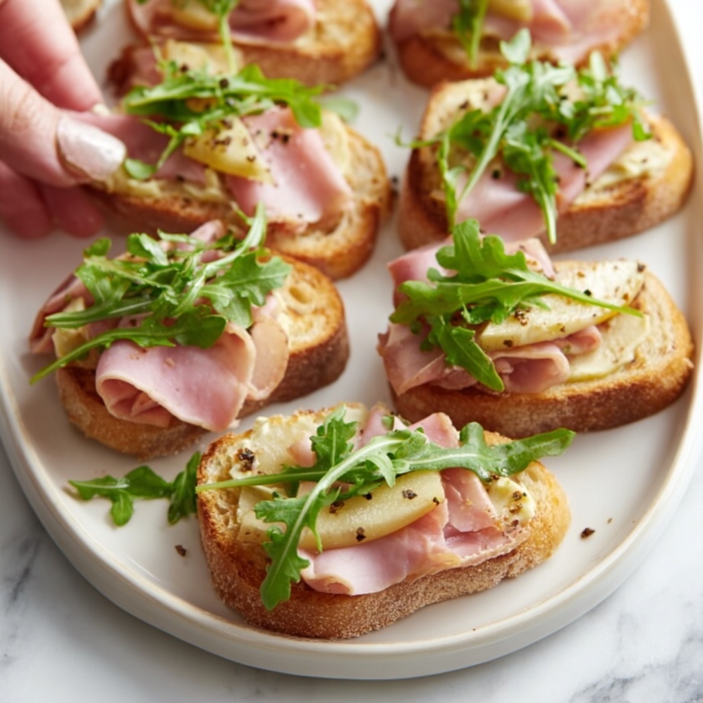 Apple & Brie Crostini with Hot Honey Recipe - Recipe Image