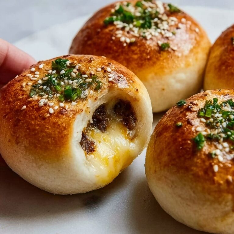 Garlic Parmesan Cheeseburger Bombs Recipe