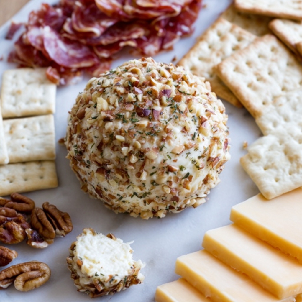 Butternut Squash Cheeseball with Holiday Cheese Board Recipe - Recipe Image