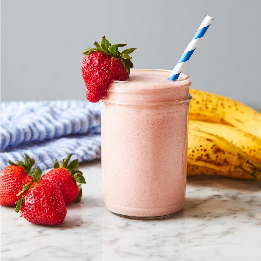 Strawberry Banana Smoothie Recipe - Recipe Image