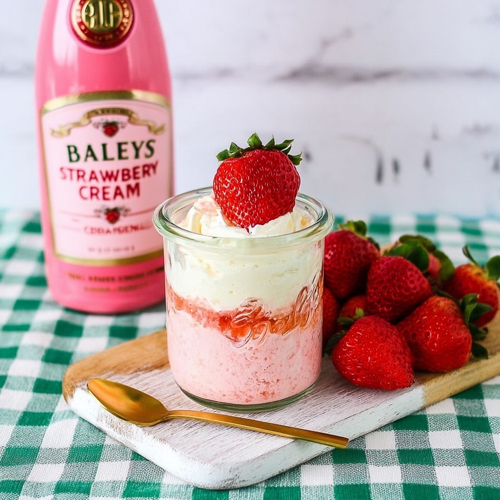 Bailey's Strawberry Mug Cake Recipe - Recipe Image
