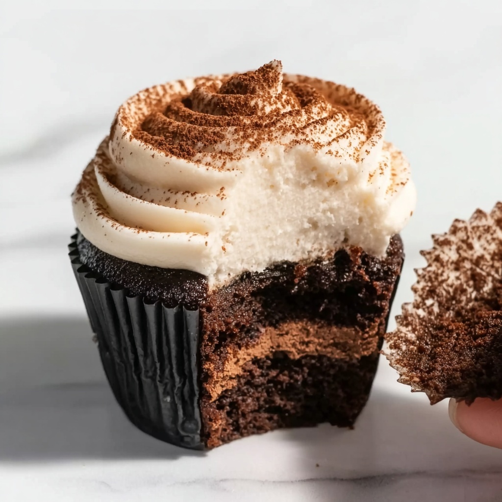 Chocolate Tiramisu Cupcakes Recipe - Recipe Image