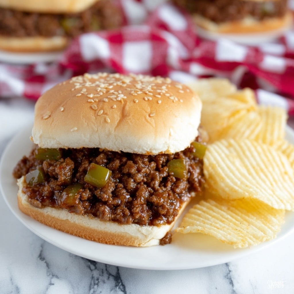 Philly Cheesesteak Sloppy Joes Recipe - Recipe Image