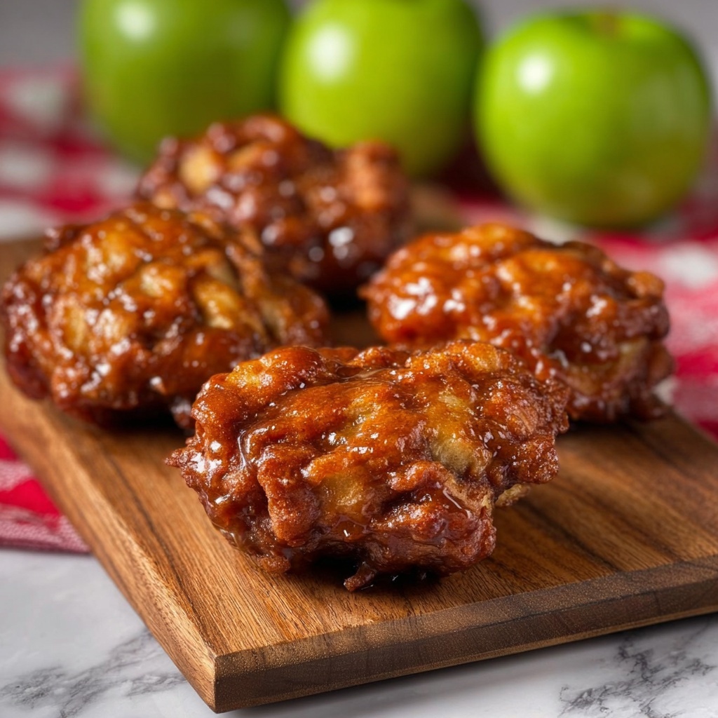 Crispy Apple Fritters with Cinnamon Sugar Glaze Recipe - Recipe Image