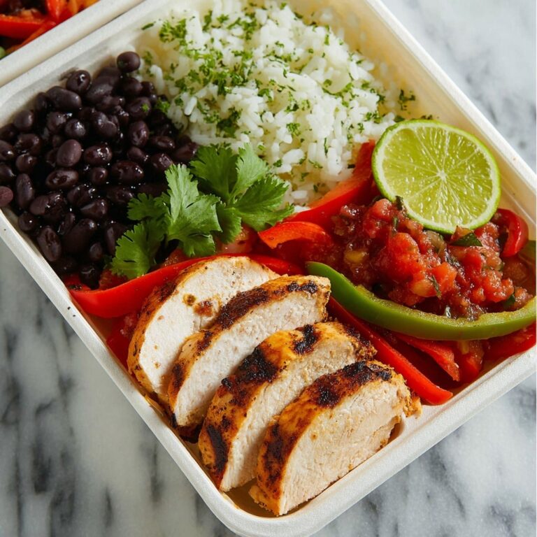 Chicken Fajita Bowl Meal Prep Recipe
