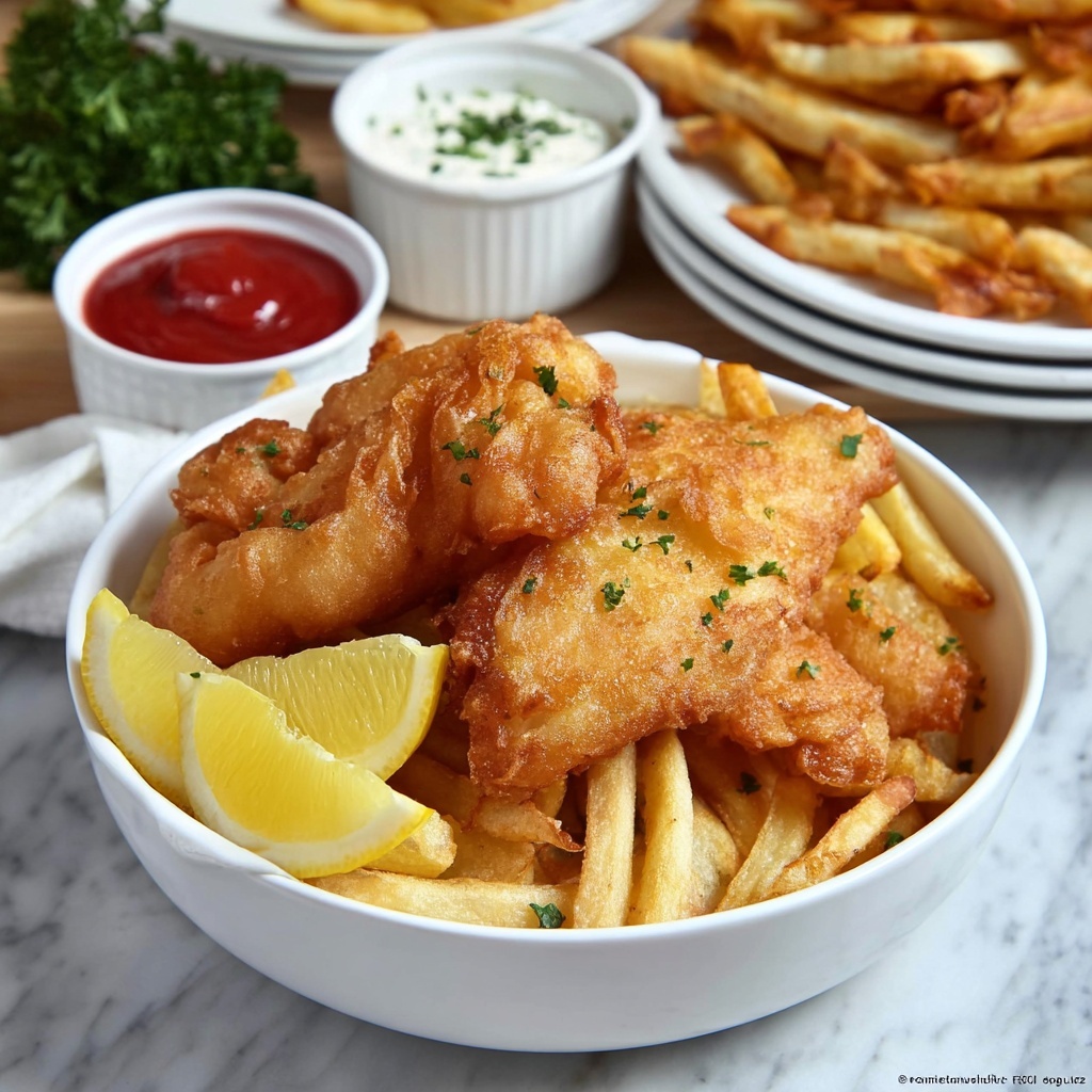 Classic Fish and Chips Recipe - Recipe Image