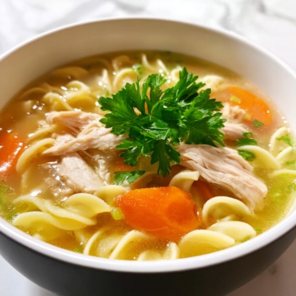 Crockpot Chicken Noodle Soup Recipe - Recipe Image