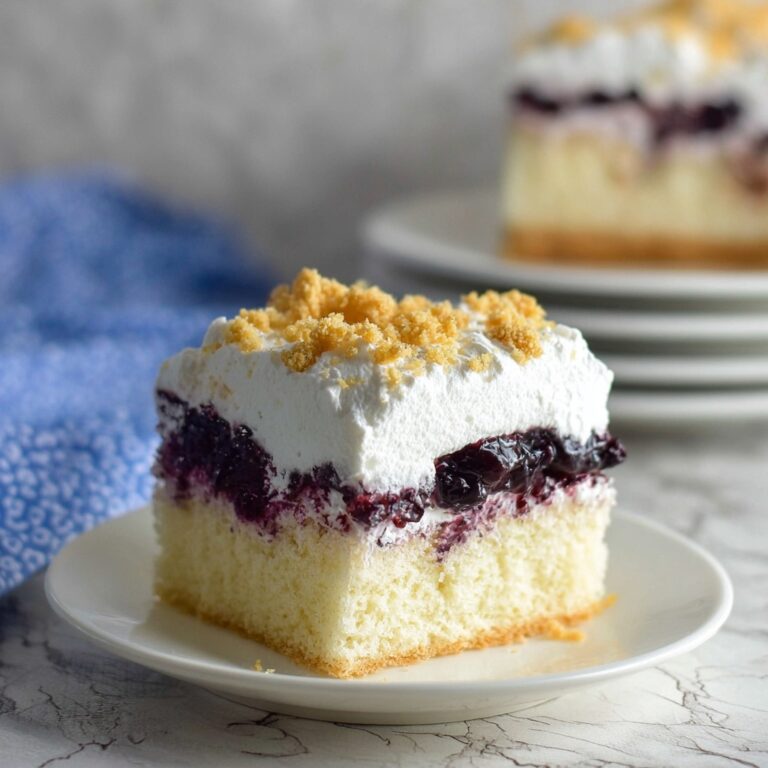 Blueberry Poke Cake Recipe