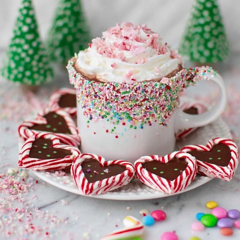 Candy Cane Peppermint Hot Cocoa Recipe
