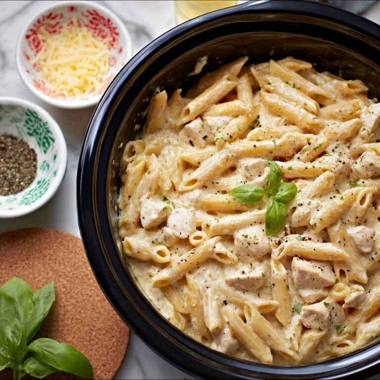 Slow Cooker Olive Garden Chicken Pasta Recipe